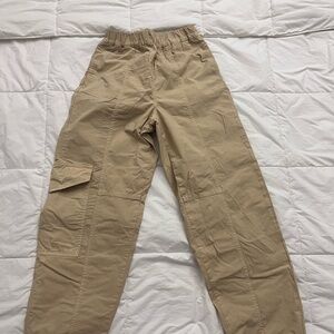 GANNI Tan Cargo Pants